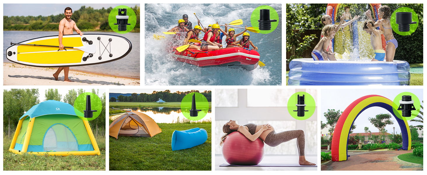 Електричний насос для SUP дошки, каяки та човни - 20 PSI, LCD дисплей, автоматичне вимкнення