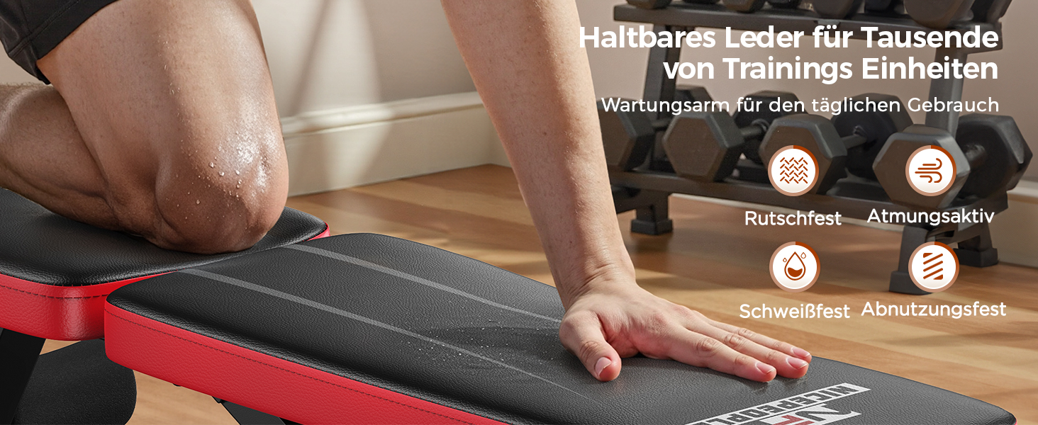 Базова лава для тренажерів Nicepeople з 8 рівнями нахилу, 300 кг, для дому, регульована, складана, для грудей, плечей, рук, м'язів