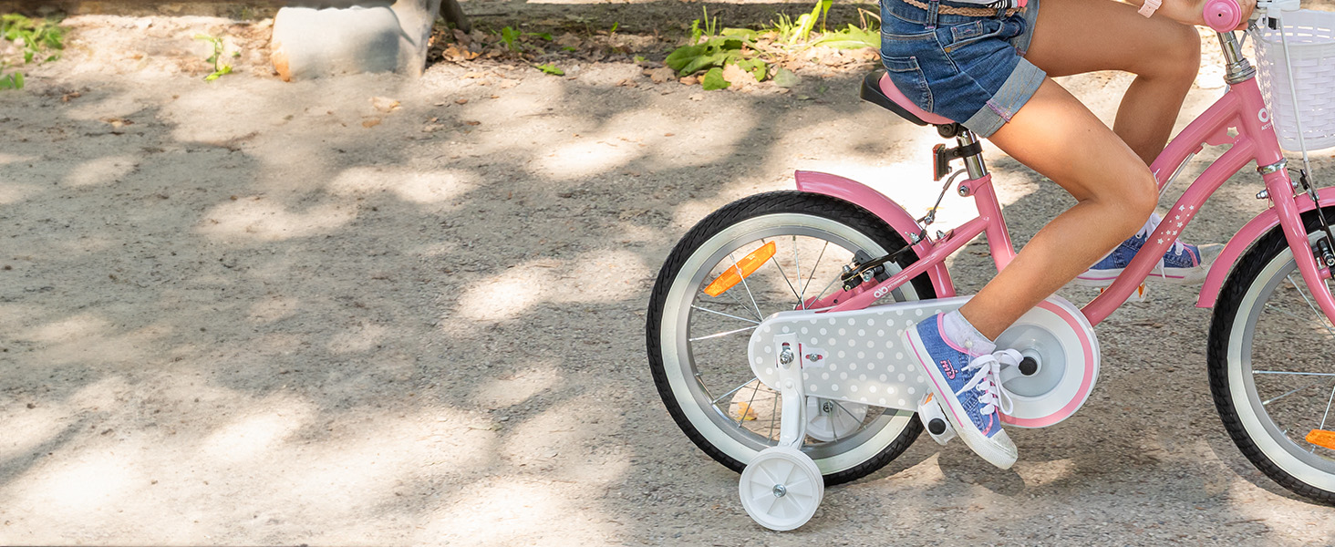 Дитяче велосипед Actionbikes Starlight 12/16/20 дюймів - V-Brake гальма, захистники, для дівчаток та хлопчиків 2-9 років