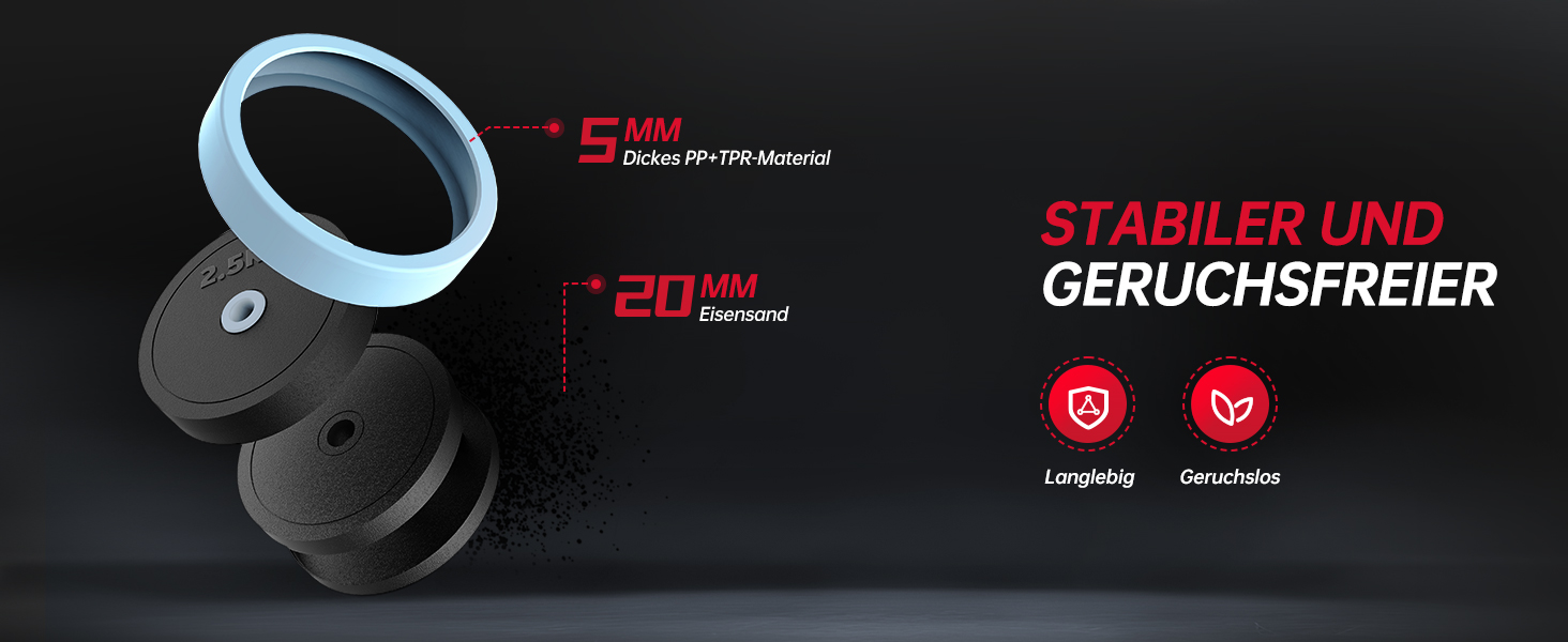 PASYOU Набір гантелей регульовані 20 кг 4 в 1: гантелі, гирі, гантелі з'єднувачем, короткі та довгі гантелі для домашніх тренувань, блакитний