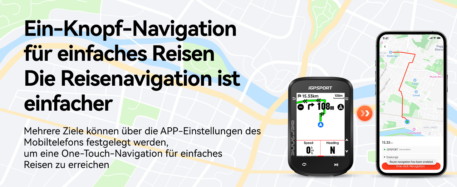 Велокомп'ютер GPS iGPSPORT BSC200S бездротовий з маршрутизацією, ANT+, Bluetooth