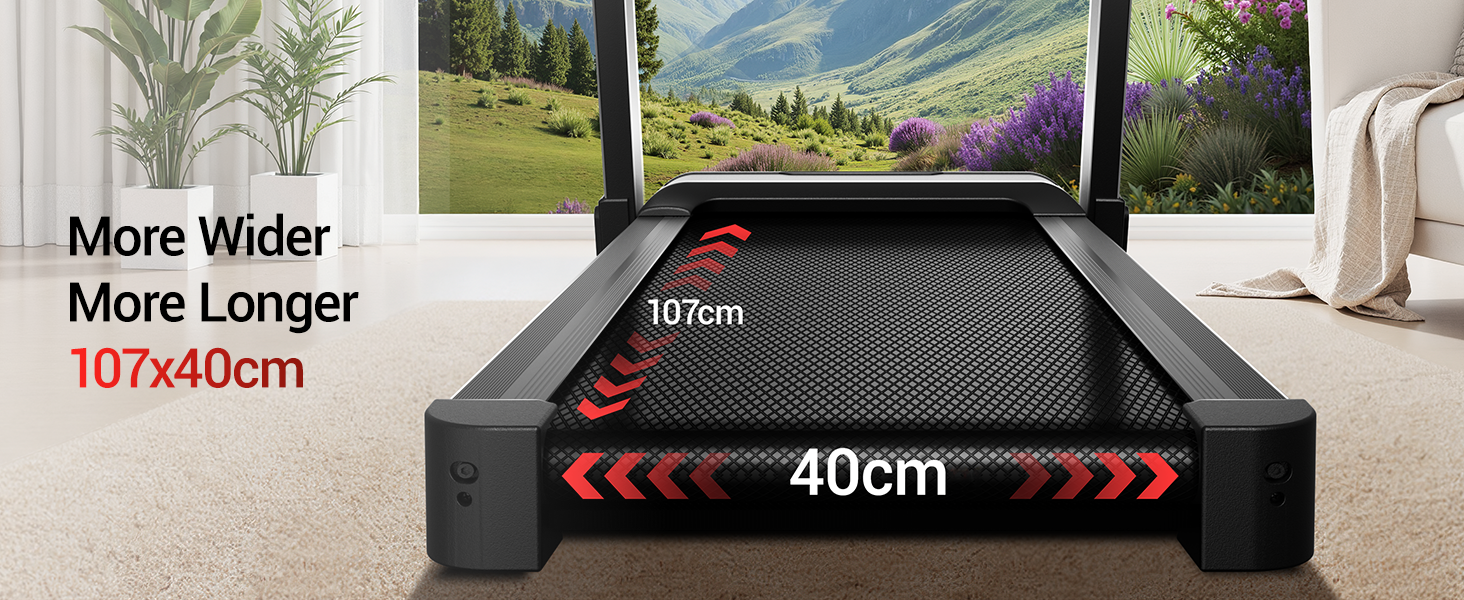 Бігова доріжка UMAY L10: електричний біговий доріжки з нахилом 20%, швидкість до 14 км/год, складний, потужність 3.5 PS, для дому, вантажопідйомність 180 кг