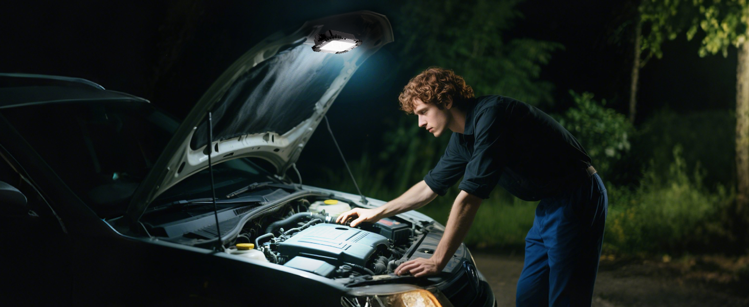 LED прожектор на акумуляторі CLV 200W, 20000mAh, IP66, вологостійкий, 4 режими, 2 рівні яскравості, USB, сонячна панель, для кемпінгу, будівництва, аварійне освітлення (чорний)