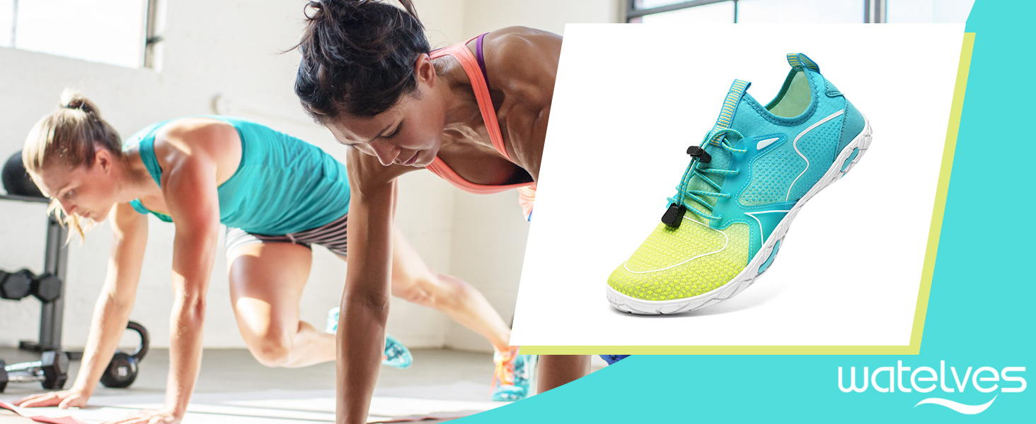 Водні шкарпетки WateLves: чоловічі та жіночі, для плавання, серфінгу, дайвінгу, фітнесу, 42 EU, блакитні