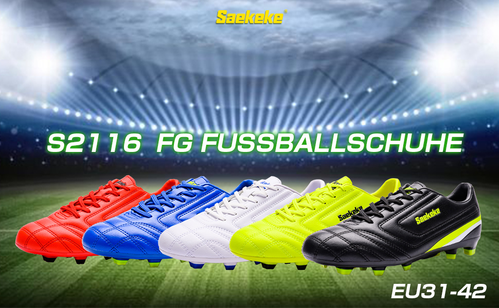 Дитячі футбольні бутси FG для хлопчиків та дівчаток, розмір 31 EU, S2116, блакитні