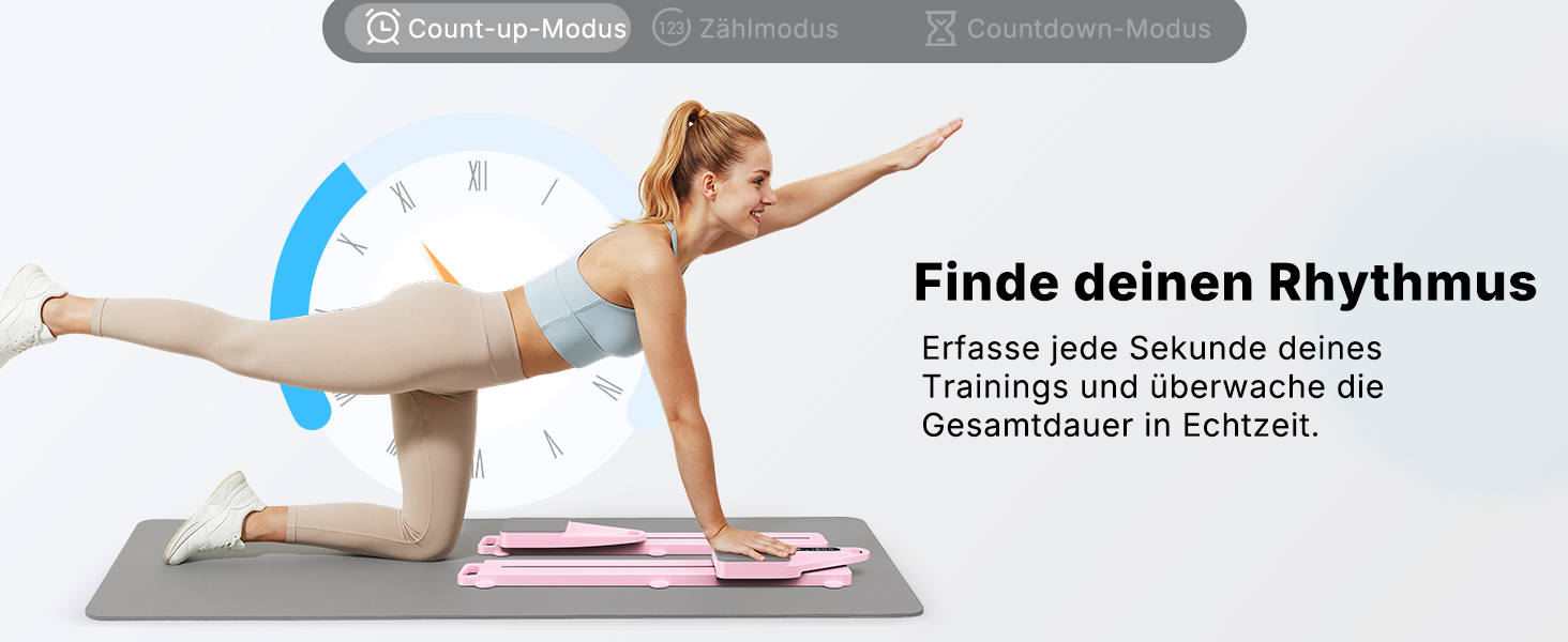 Реформатор для пілатесу MERACH – багатофункціональний тренажер для дому з еластичними стрічками, наколінниками, 120 кг, рожевий