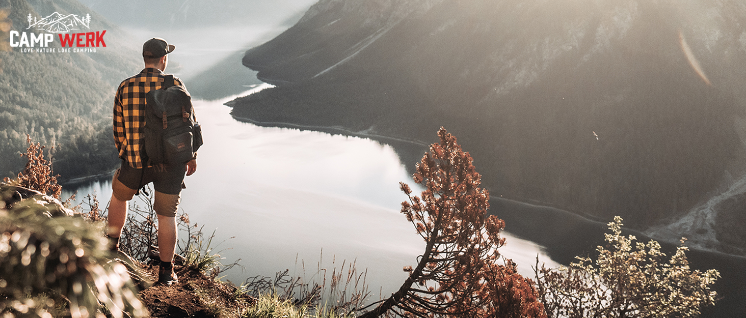 Крісло для кемпінгу CAMPWERK зі спинкою, розкладне, з підстаканником, легке в збиранні, преміум-якість