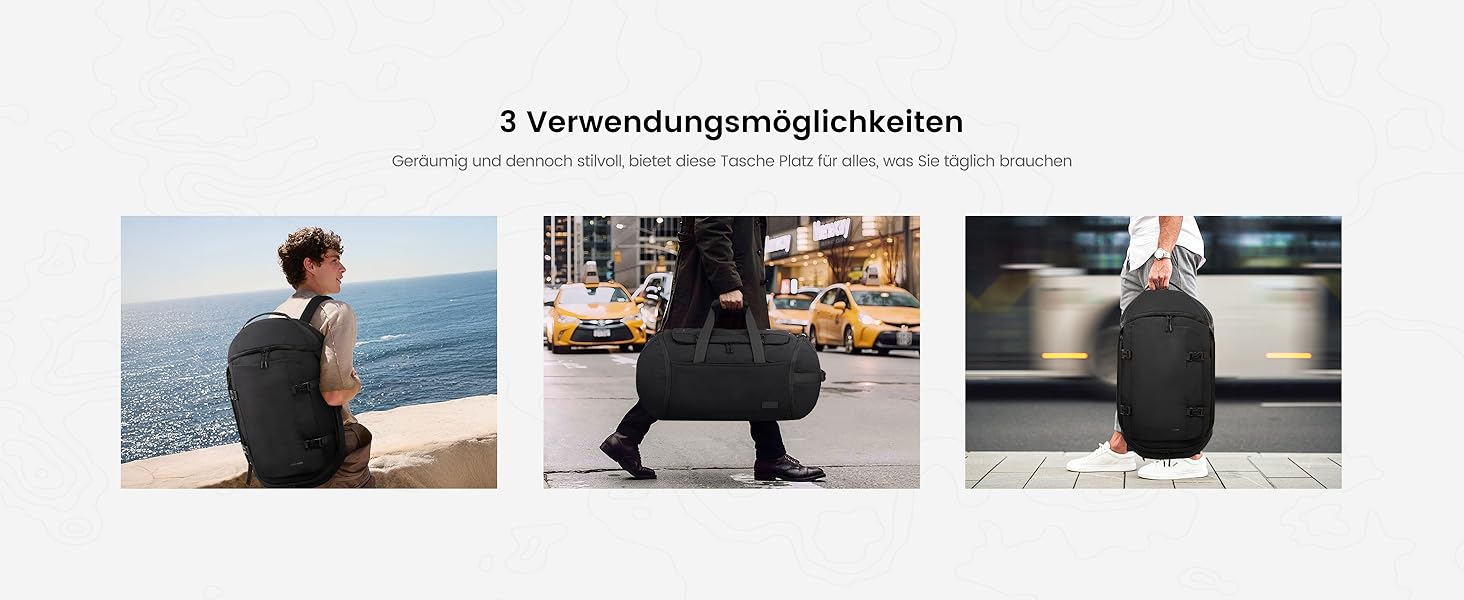 Спортивна сумка LOVEVOOK для чоловіків з відділенням для взуття, 65L, 52x45x28 см, Duffel Bag, для подорожей та спортзалу