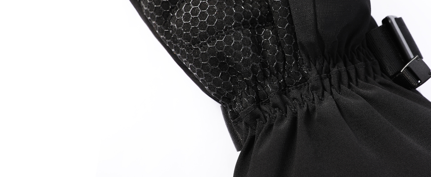 Електричні гріючі рукавички для чоловіків та жінок, з акумулятором 2600mAh, 3 режими нагріву, водонепроникні, чорні