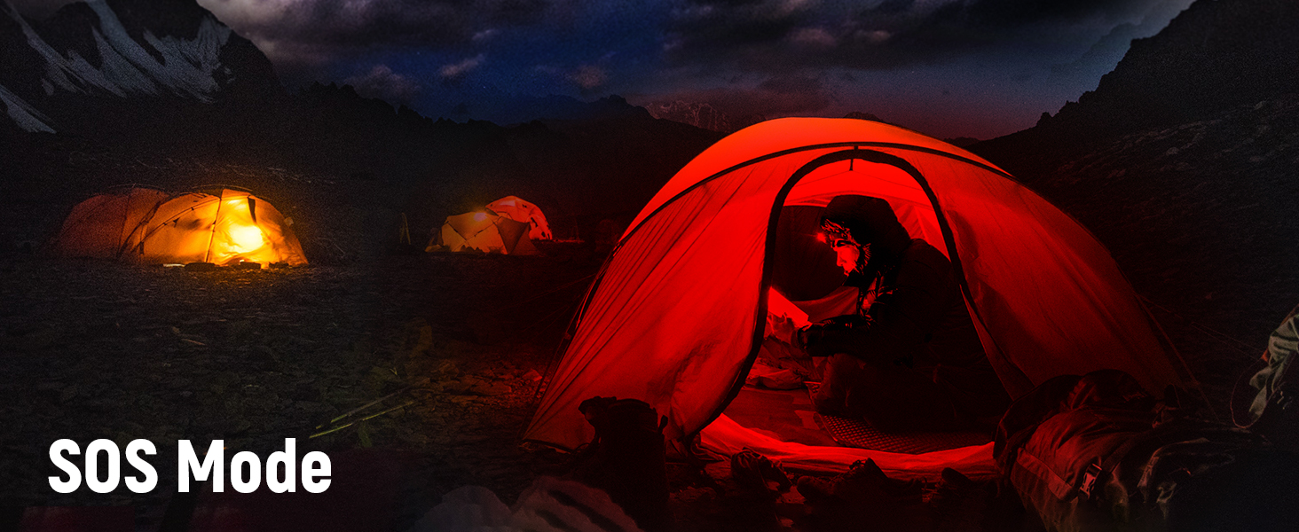 Wurkkos HD50 LED налобний ліхтар 4000 люмен, USB-C, 9 режимів, водонепроникний IPX8, для бігу, кемпінгу