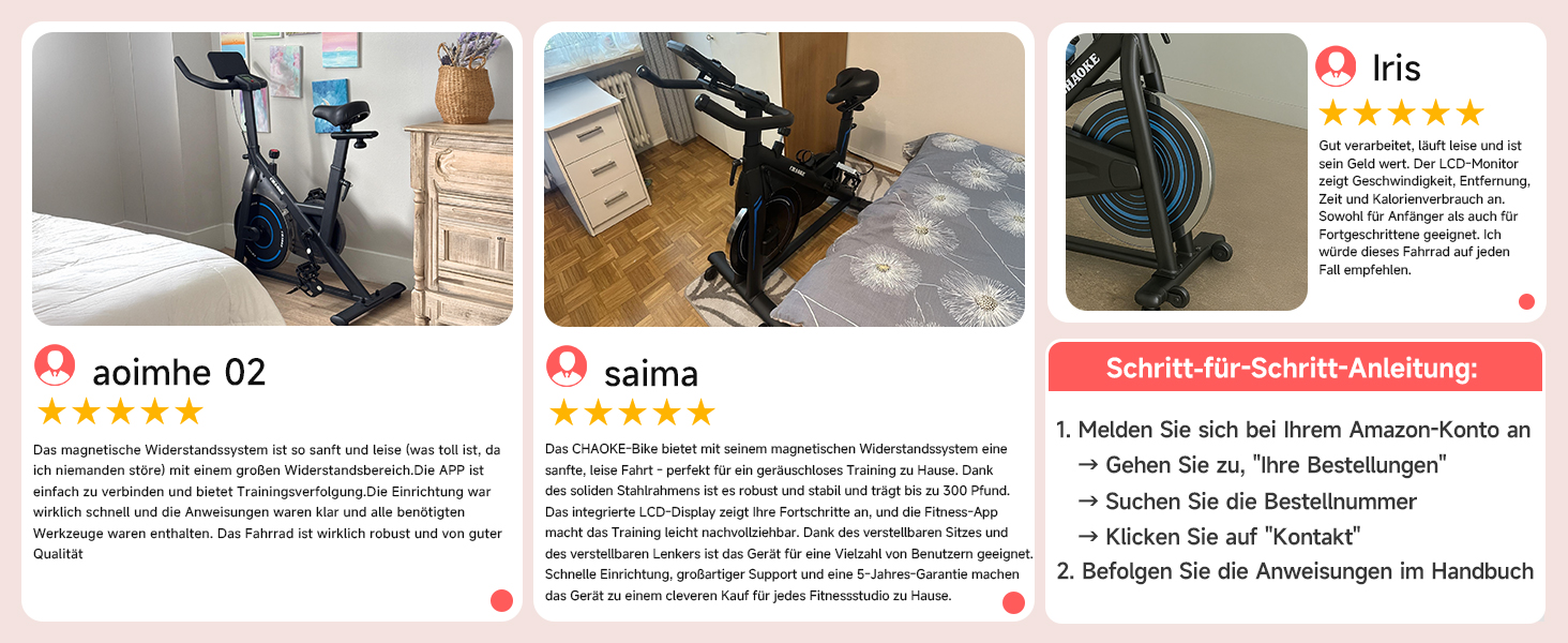 Hometrainer CHAOKE з LCD-монітором: тихе кардіотренування вдома, до 150 кг, чорно-синій