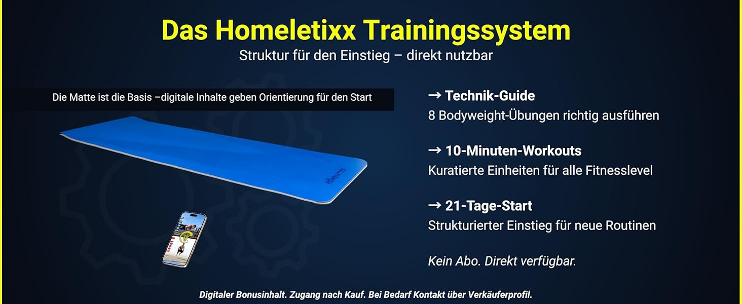 Фітнес килимок неслизький 200 см – спортивний килимок та йога мат для домашніх тренувань, HIIT та гімнастики | екологічний, з ремінком для перенесення