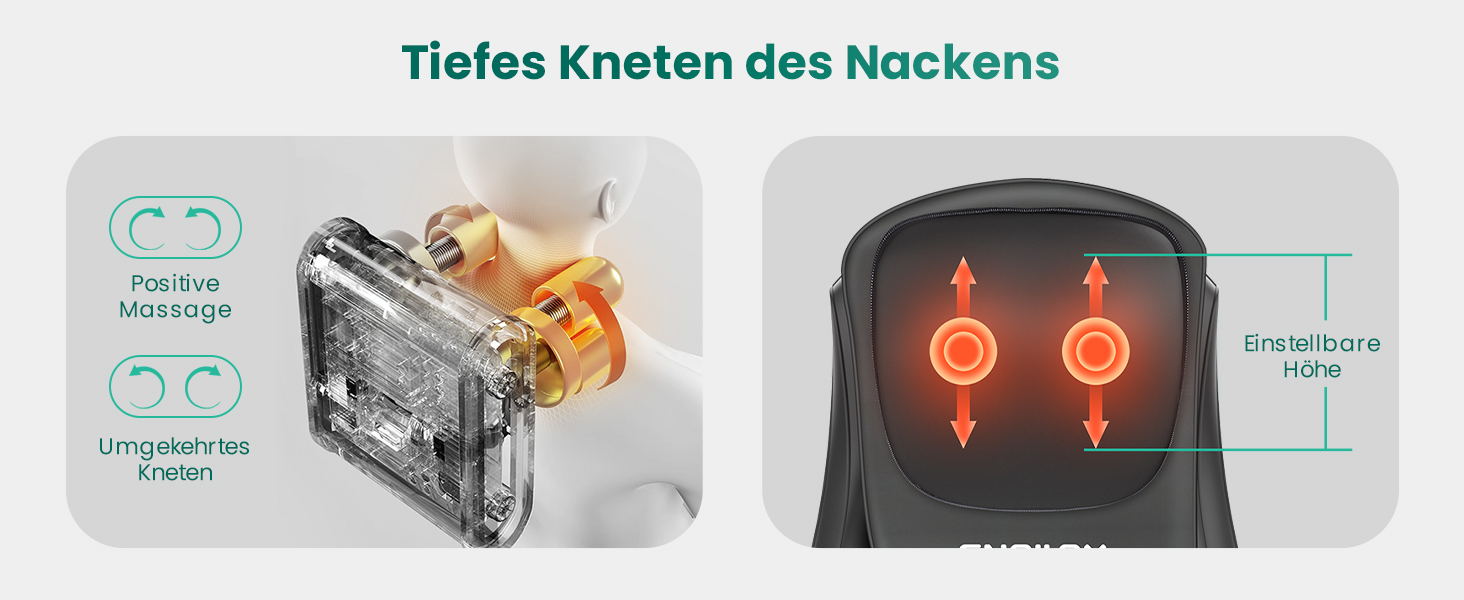 Масажне крісло Snailax Shiatsu з підігрівом, XL. Масажер для спини, шиї, плечей з компресією та вібрацією. Ідеальний подарунок.