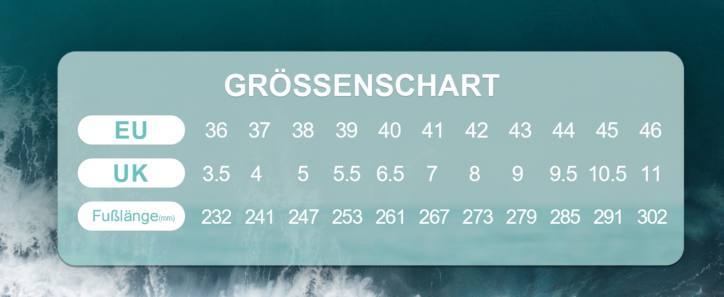 Водні черевики WateLves: дихаючі, швидковисихаючі, унісекс, для плавання, пляжу, басейну, розмір 39 EU, блакитний