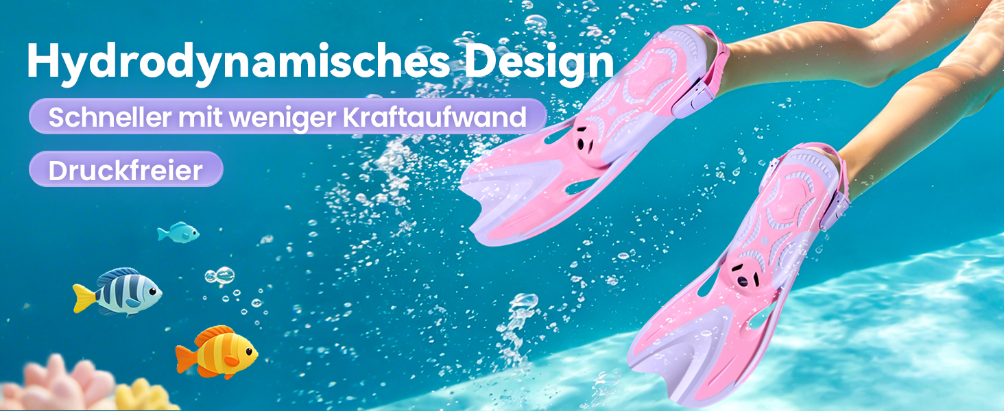 Набір для снорклінгу Supertrip SeaBlue L/XL (32-36 EU) для дітей: маска з панорамним оглядом 180°, ласти, трубка з клапаном
