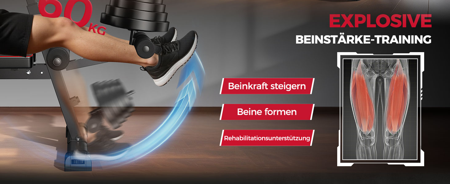 Відкидна лава для тренувань FLYBIRD M-360KG: регульована, до 544 кг, для дому