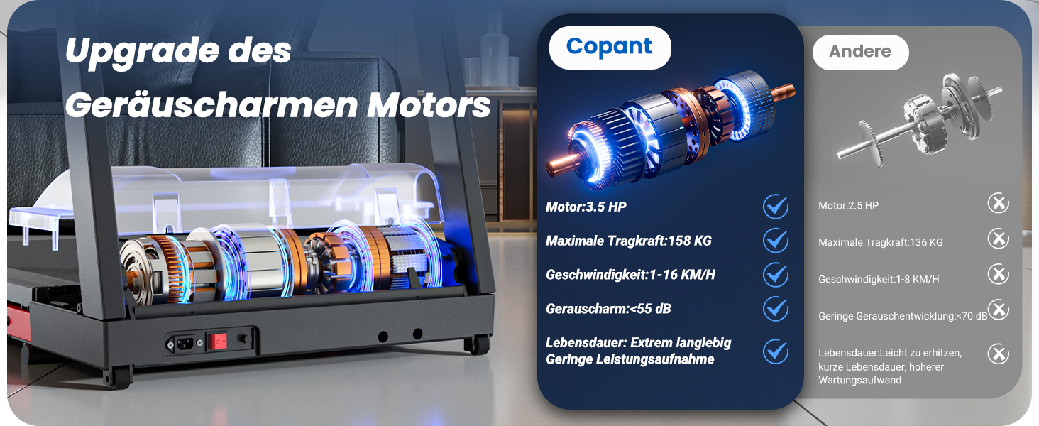 Бігова доріжка для дому 16 км/год, Walking Pad з нахилом 6%, бігове полотно 158 кг, велика площа бігу 112 * 42 см, тихе бігове полотно для дому та офісу, чорно-червоне