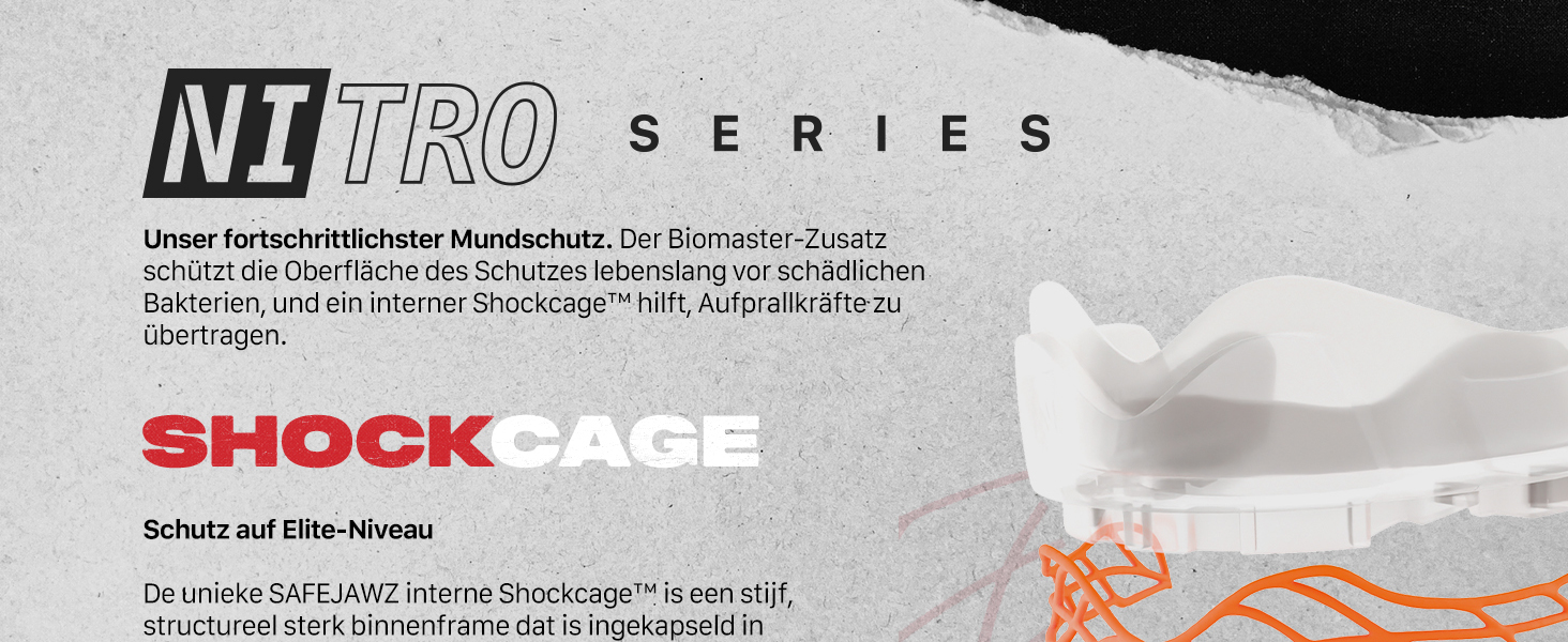 Захисна капа SafeJawz Nitro для дорослих та дітей з чохлом для боксу, баскетболу, лакросу, футболу, MMA, єдиноборств, хокею та контактних видів спорту (сірий)