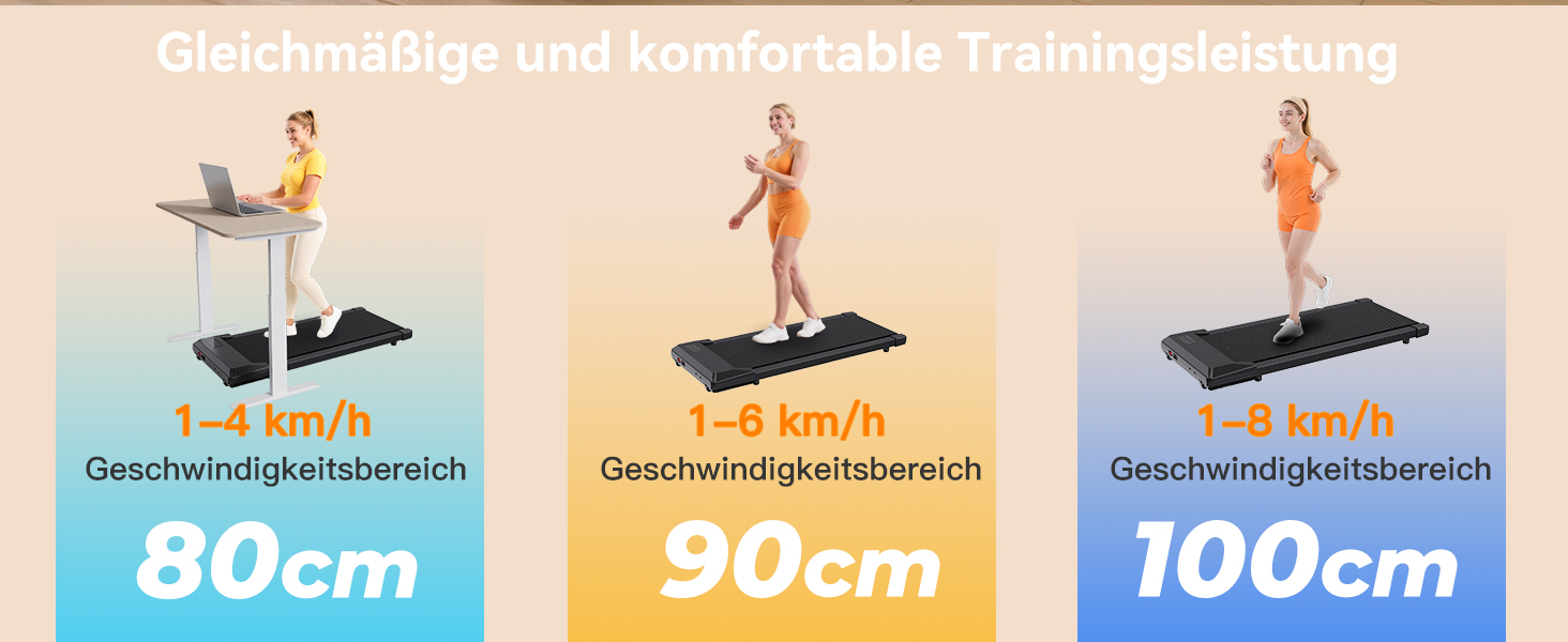 Walking Pad Lacuffy 2.5 HP: біговий доріжки для дому з керуванням через додаток, підтримка 136 кг, чорний, 90 см