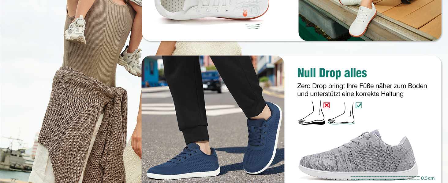 Босижні кросівки для жінок та чоловіків, мінімалістичні босижні взуття з широкою передньою частиною та нульовим перепадом, легкі дихаючі кросівки для фітнесу, хайкінгу, бігу та повсякденного носіння 40 EU широкі чорні 1125