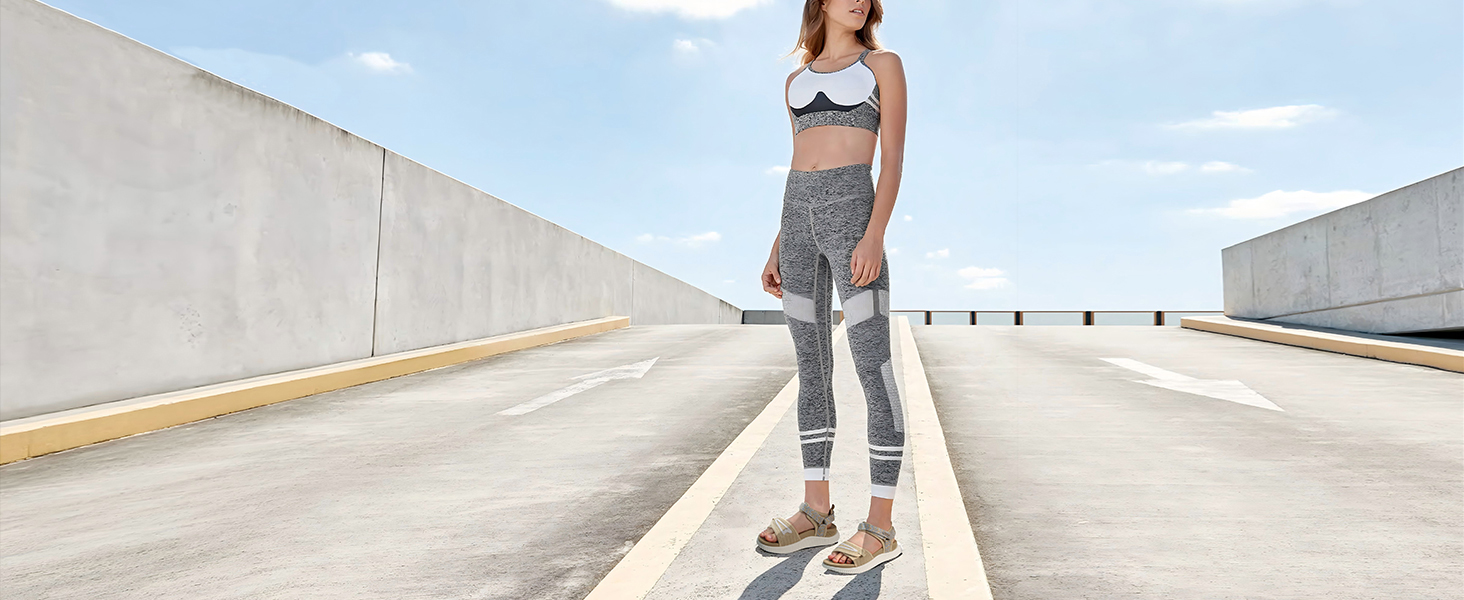 Зручні трекінгові сандалії KuaiLu для жінок: ортопедичні, для плоскостопія, піші прогулянки, літо, відкриті пальці, регульовані, чорний, коричневий