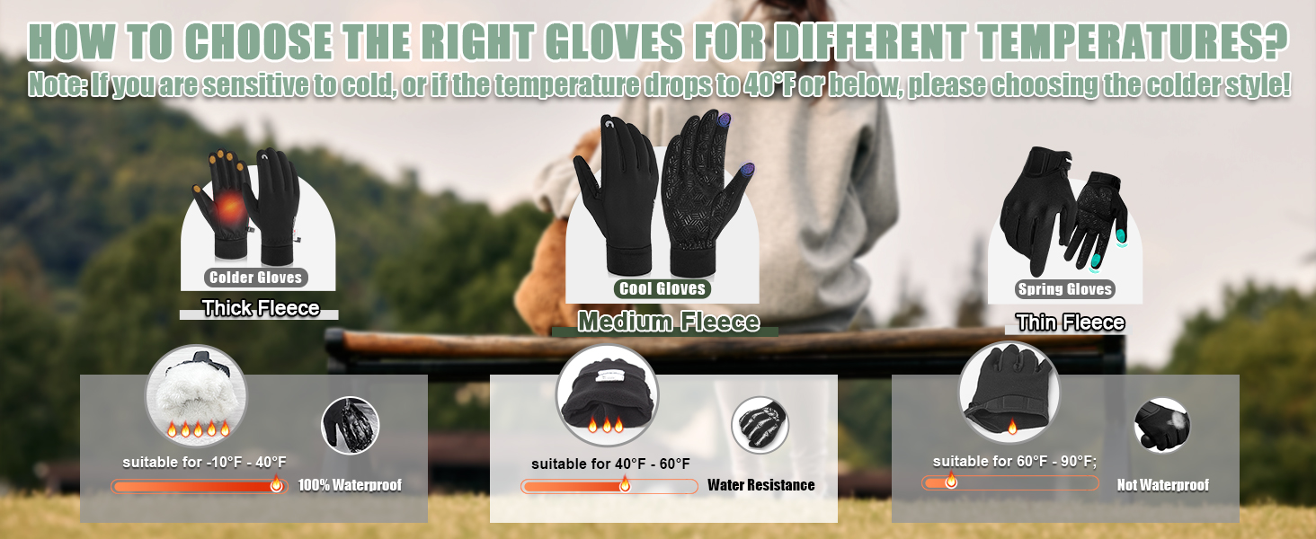 Зимові рукавички RIGWAR для чоловіків та жінок, водонепроникні рукавички для велосипеда з підтримкою сенсорного екрану, теплі вітрозахисні рукавички для їзди на мотоциклі, верхової їзди, походів, велосипедів та прогулянок (зелений, XXL)