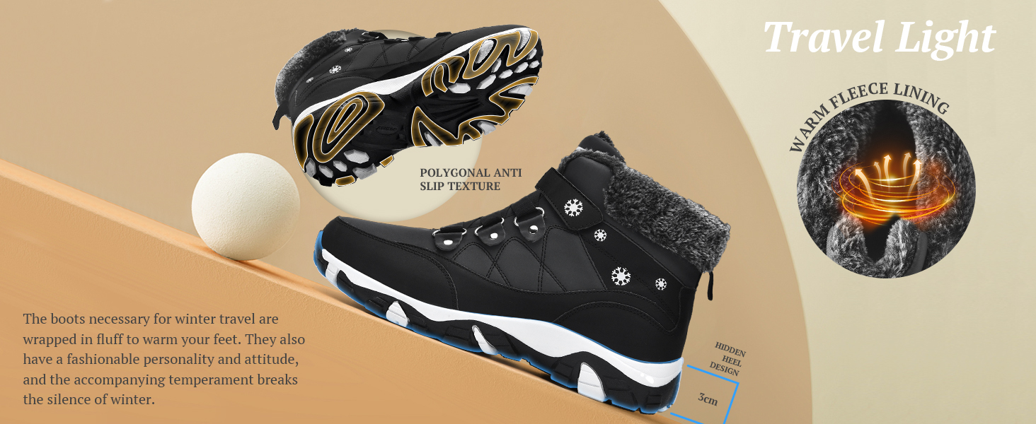 Зимові черевики VITIKE для жінок, теплі, з підкладкою, снігоступи, осінні, туристичні, зимові, 35 EU, білий, зелений