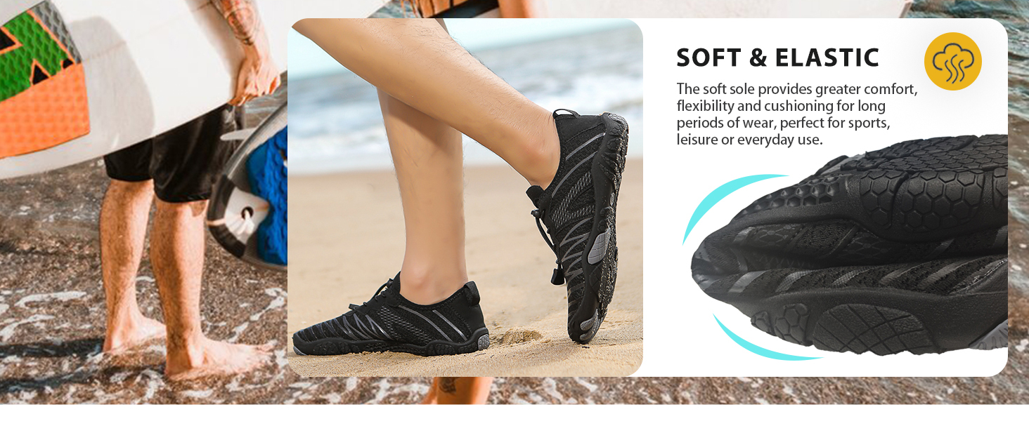 Чоловічі та жіночі аквашузи Barfußschuhe, швидковисихаючі, для плавання, пляжу та фітнесу, розмір 36-47, колір хакі