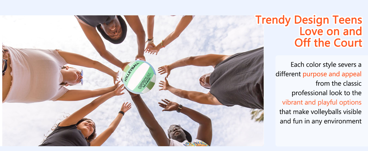 Волейбольний м'яч Aipwerer для пляжу та залу: водонепроникний, Soft Touch, зелено-жовтий, розмір 5