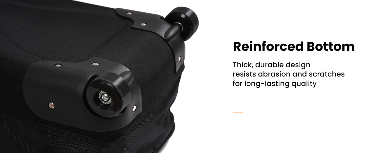 Чохол для сноуборду/лиж з колесами, 1680D Oxford, водонепроникний, для подорожей літаком, 164 см