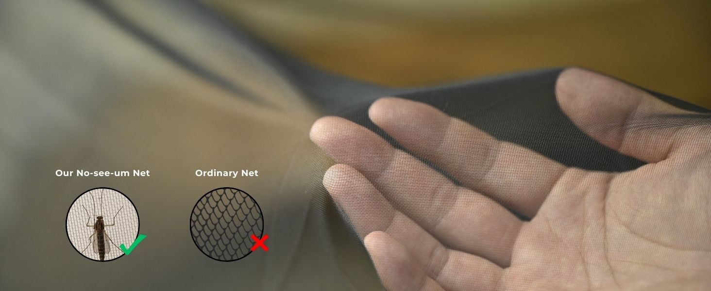 Гамак для кемпінгу OneWind з москітною сіткою, 3,35м x 1,72м, зелений