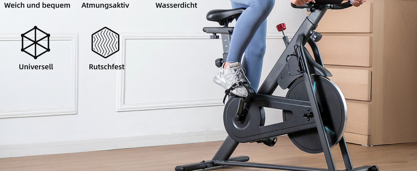 Зручний велосипедний сидіння з подвійною амортизацією, Memory Foam, для Peloton Bike, Mountain Bike, чоловіків та жінок, білий