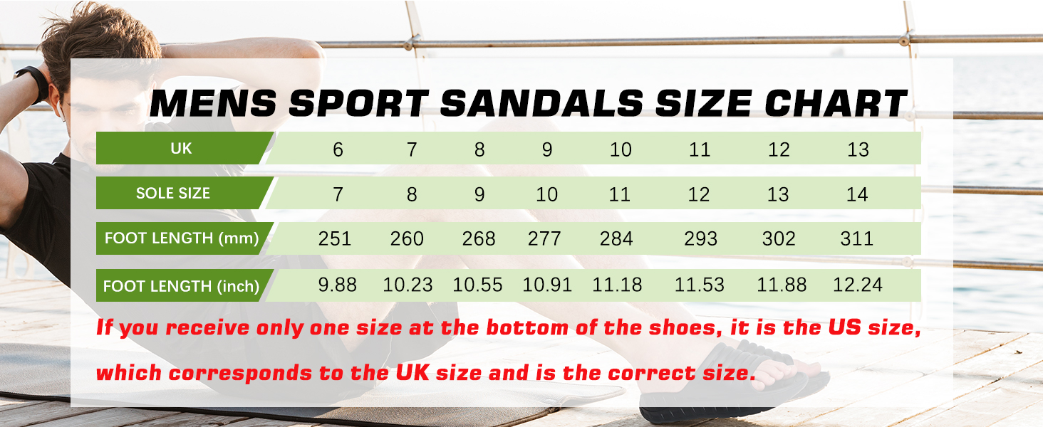 Чоловічі сандалі KuaiLu ортопедичні для підтримки склепіння стопи, червоно-чорні, 40 EU - літні пляжні шльопанці