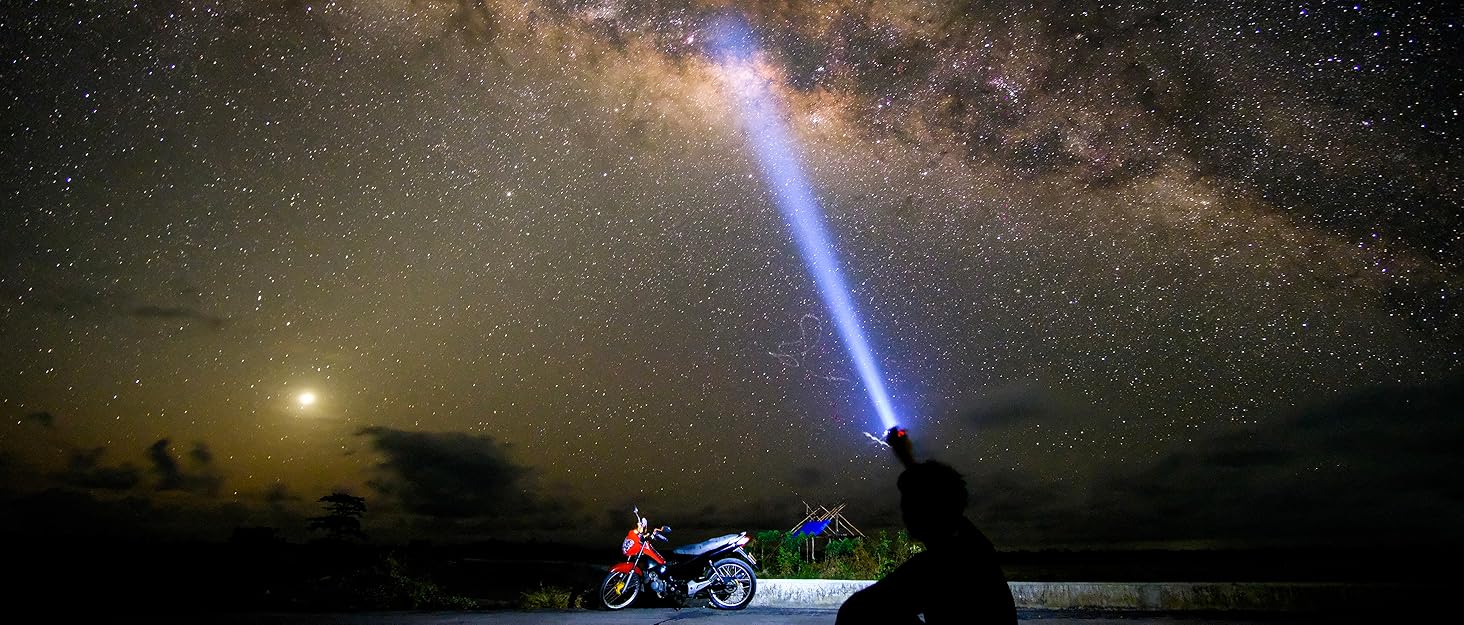 Ліхтар на голову BORUIT T701A LED з регулюванням фокусу, датчиком руху, 9 режимів, кут нахилу 90°, водонепроникний IPX4, для кемпінгу, роботи, риболовлі