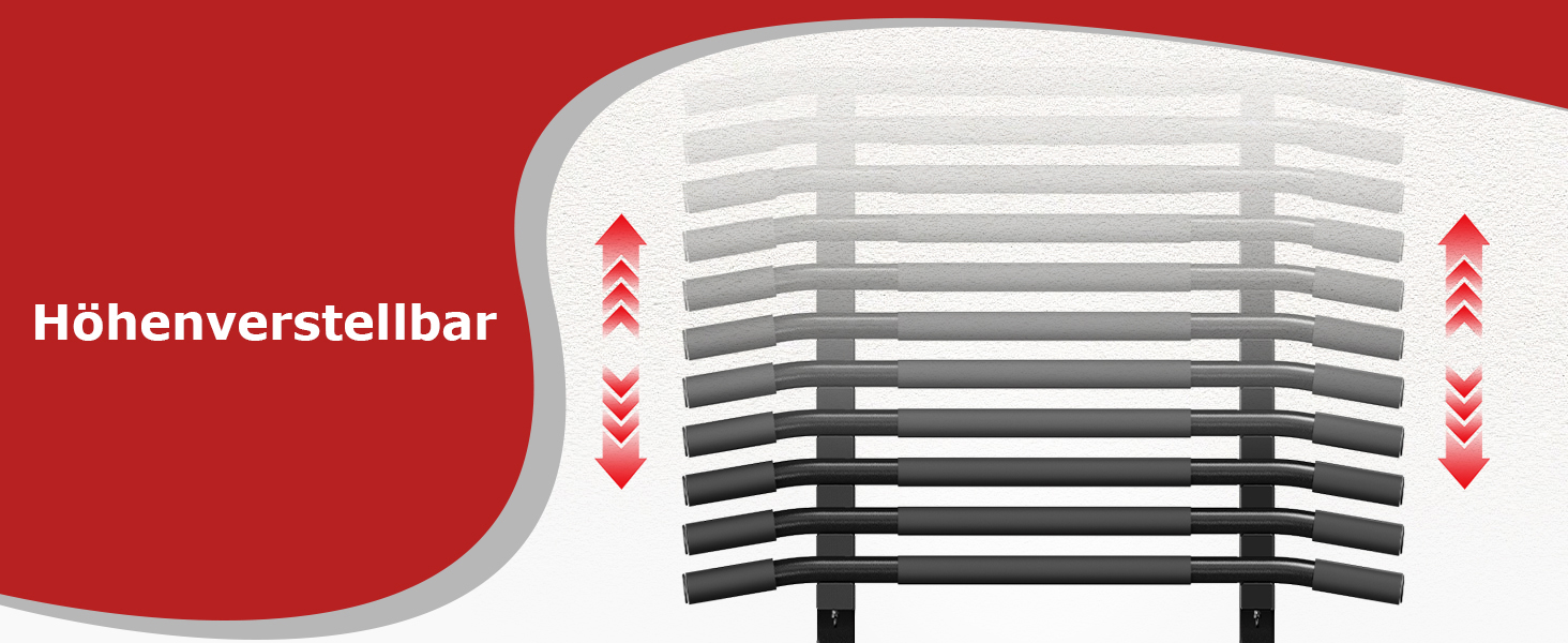 Силовий комплекс Pooboo Power Tower: багатофункціональний турнік з брусами для дому, 11 рівнів регулювання висоти, еластичні стрічки, чорний