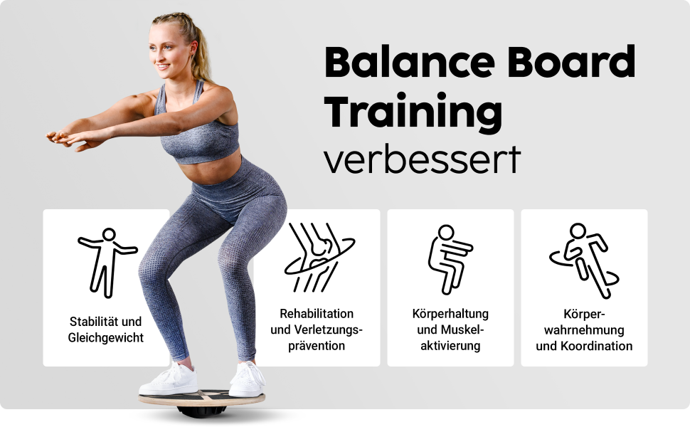 Додаток Vesta Balance Board Wood Fitness, Балансборд з екологічної деревини дуба - Переможець тесту балансборду на плюс у вашому тренуванні, дошка для хитань Балансирна дошка для дорослих терапія спінінговий топ стандарт