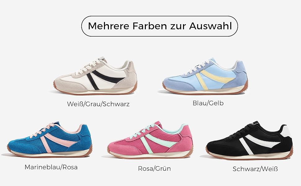 Жіночі ретро-кросівки LUCKY STEP: зручні повсякденні черевики 39 EU, синьо-жовті, з протиковзкою підошвою та дихаючою підкладкою