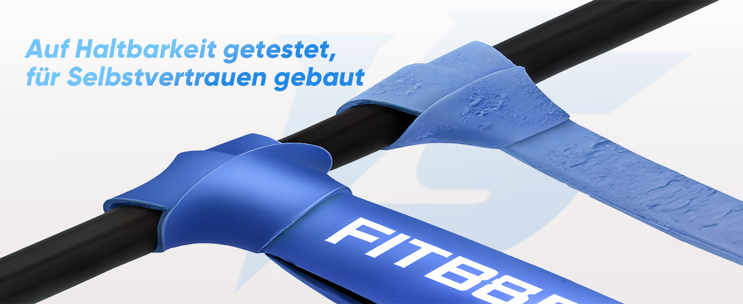 Набір еластичних стрічок FitBeast для фітнесу: 5 шт. з рукавичками та дверним кріпленням. Сила тренувань 5-125 LBS