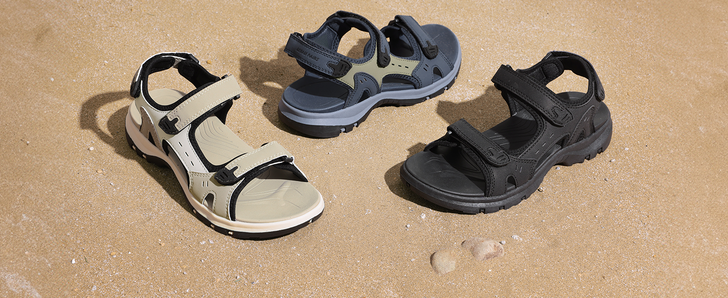 Спортивні сандалі жіночі DREAM PAIRS Sdsa2401w, 41.5 EU, чорні