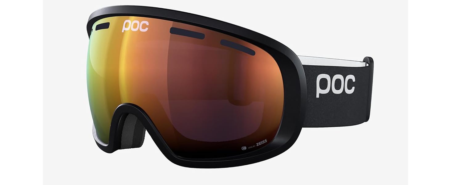 Гірськолижні окуляри POC Unisex Retina Mid Ski (одного розміру, водневий білий/частково сонячно-помаранчевий)