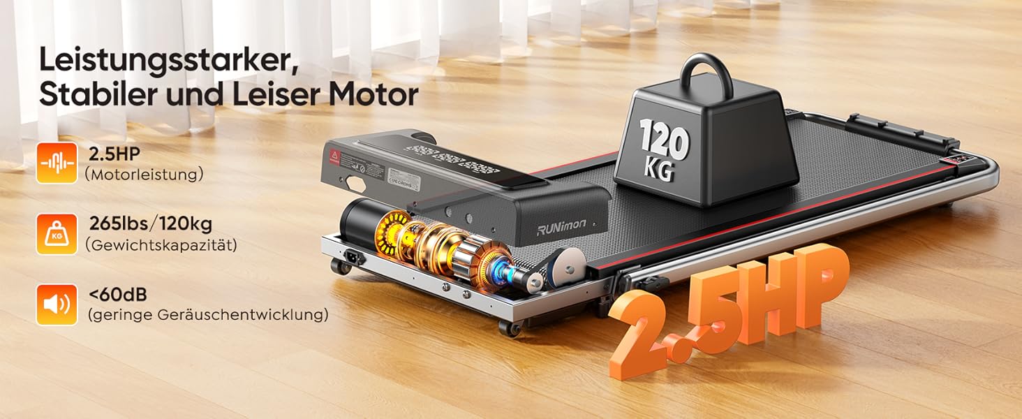 Бігова доріжка для дому 6-в-1 з регулюванням нахилу 9%, швидкість до 12 км/год, двигун 2.5 к.с., складана Walking Pad для офісу та дому, LED-дисплей, навантаження до 120 кг, сріблясто-чорна