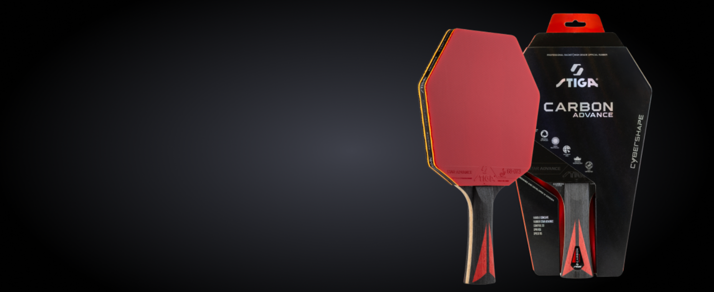 Набір для настільного тенісу STIGA Carbon Advance Cybershape - професійний стіл для пінг-понгу