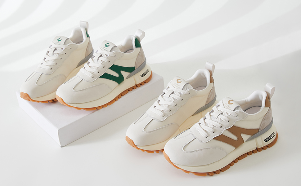 Жіночі кросівки Somiliss: зручні, легкі, дихаючі, з неслизькою підошвою, для спорту та бігу, бежевий, 40.5 EU