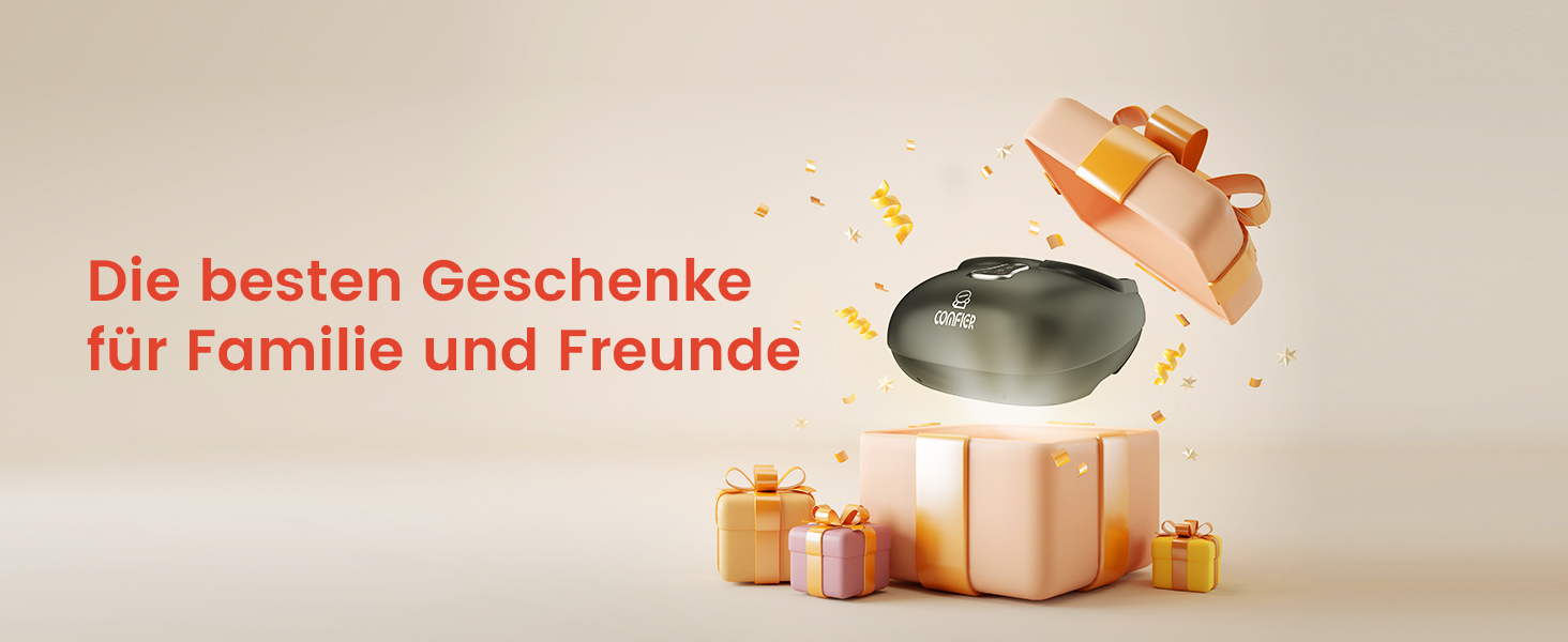 Масажер для ніг Comfier з пультом дистанційного керування, функцією паузи, підігрівом, компресією, вібрацією, Shiatsu масаж для діабетичної невропатії, плантарний фасціїт, подарунок для чоловіків/жінок, 34.5X18.7X40.5cm