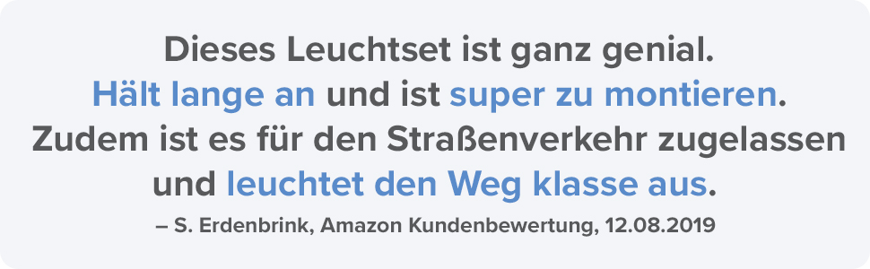 Фари для велосипеда Büchel BL 300 I StVZO (Німеччина) I До 13 годин роботи I 30/15 LUX I З батарейками I Чорний