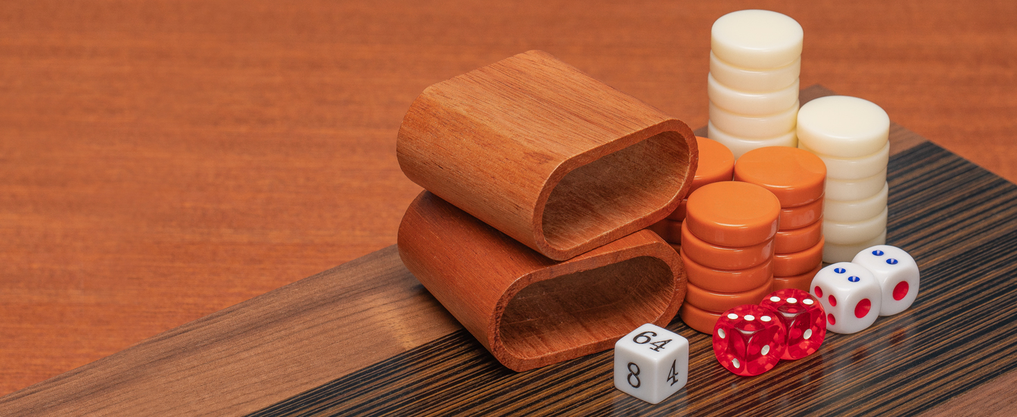 Набір для гри в бейсбол Pasadena від Yellow Mountain Imports з дерев'яними вставками - 38,5 см, акрилові фішки та дерев'яні кубки