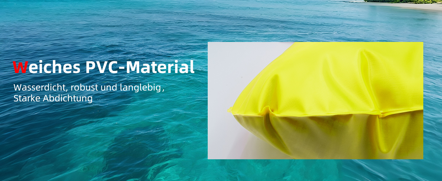 Плавальний буй Abahub з герметичним мішком (Dry Bag) для swimmers у відкритій воді, 15 л, зелений — водонепроникна допомога при плаванні з сигнальним свистком