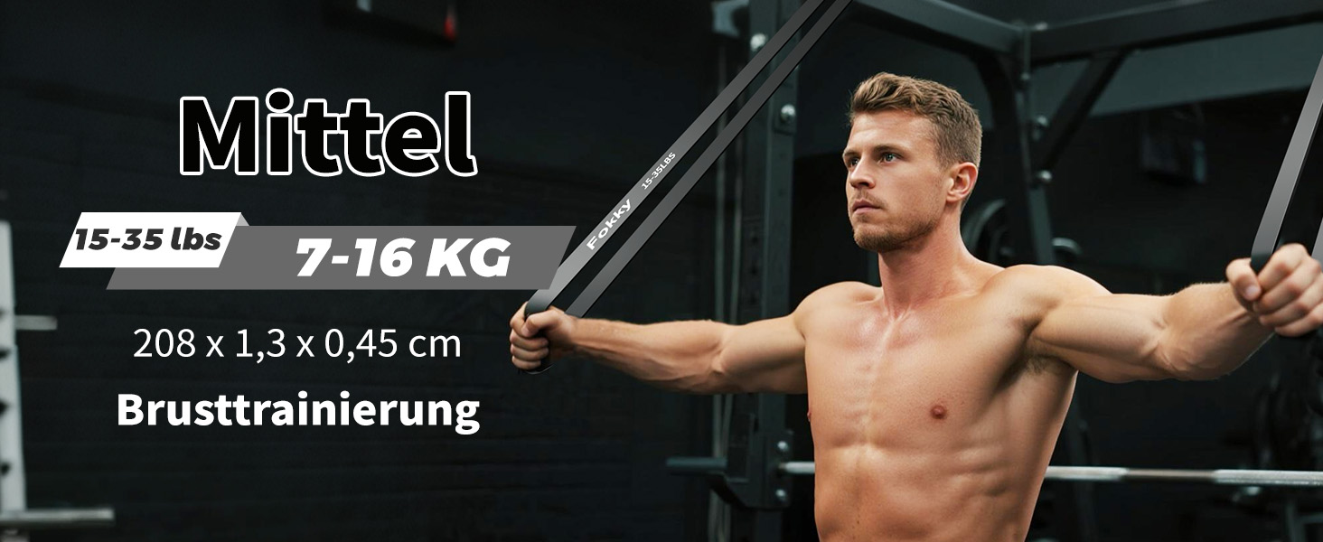 Набір фітнес-гумок Fokky Fitnessbänder - 5 шт., гумки для фітнесу з кріпленням для дверей та захисними накладками, для силових тренувань, розвитку м'язів, кросфіту. Кольори: червоний, чорний, фіолетовий, зелений, помаранчевий