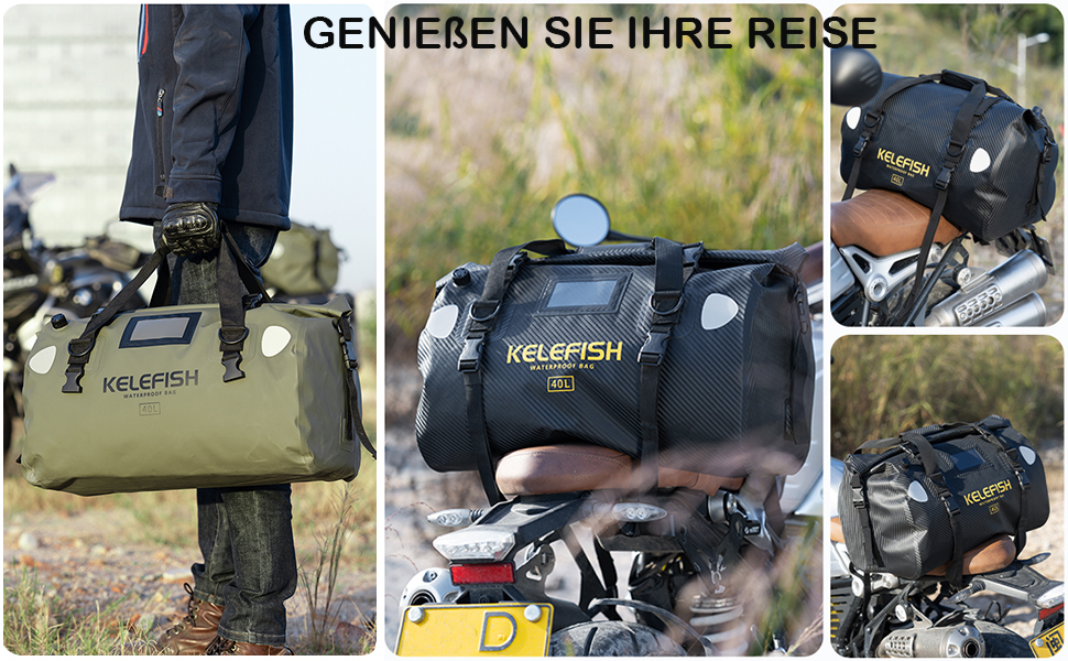 Водонепроникна туристична сумка UROUK 40L, 66L, 20L – Seesack для мотоцикла, каякінгу, кемпінгу, водонепроникний рюкзак Duffel Bag
