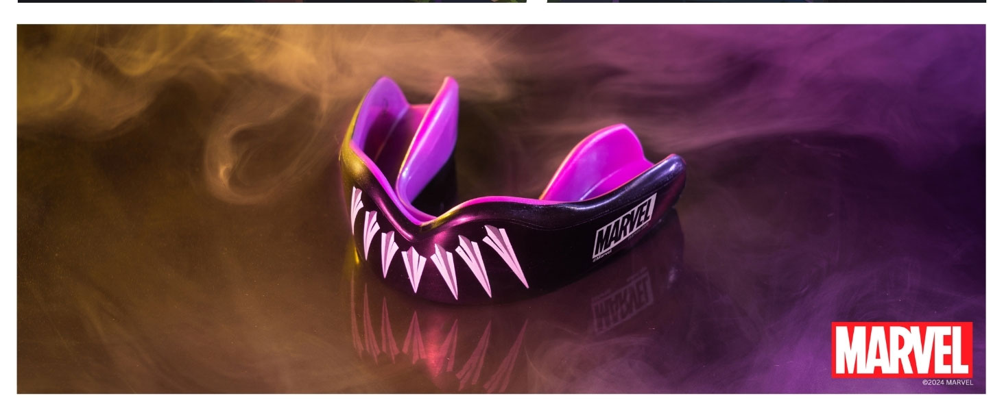 Захист зубів Marvel Black Panther для дорослих та дітей. Капа для спорту: регбі, ММА, бокс, кікбоксинг, джудо, хокей.